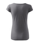 Pure T-shirt dámske oceľovo šedé M