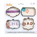 Vykrajovátka rámečky 4 ks - Decora - Decora