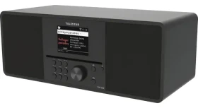 Telestar TOP300 čierna / Internetové rádio / DAB+ / FM / CD / Bluetooth / 2x15 W (5700300)