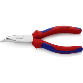 Knipex 25 25 160 pre elektroniku a jemnú mechaniku ploché ihlové kliešte 40 ° zahnuté 160 mm; 25 25 160