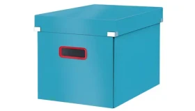 Leitz Krabica ClickStore Cosy L (A4) pokojná modrá / Kartón / 320 × 310 × 360 mm / skladacia s vekom (53470061)