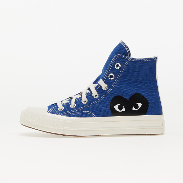 Tenisky Converse x Comme des Garçons PLAY Chuck 70 Hi Blue/ Black/ Egret EUR 41.5