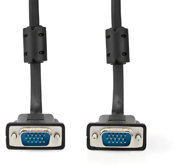 Nedis VGA kábel čierny / Kábel / VGA-VGA / 3 m / Max. 1280x768 (CCGL59000BK30)