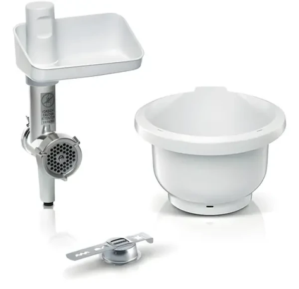 BOSCH MUZS2BS strieborná / Nadstavec k mlynčeku na mäso / pre kuchynské roboty (MUZS2BS)
