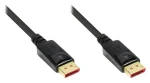 Good Connections DP1.4 čierna / DisplayPort kábel / 0,5 m / 8K 60Hz / 4K 240Hz / 25,92 Gbit / s (4814-005S)