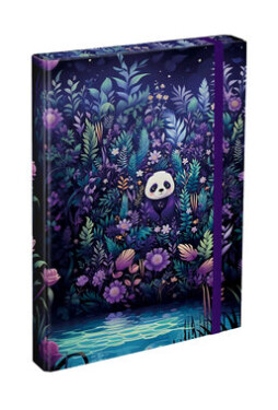 BAAGL Dosky na školské zošity A4 Jungle Panda / 23x32x3 cm (A-34088)