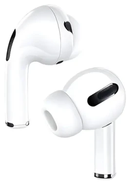 USAMS YM001 TWS biela / Bezdrôtové slúchadlá do uší / Bluetooth 5.0 / 30 mAh + 210 mAh (BHUYM01)