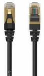 Orico PUG-C7 čierna / Sieťový kábel / Cat 7 / RJ-45 - RJ45 / okrúhly / 10 Gbps / 2 m