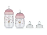 Little Dutch Dojčenské fľaše 165 ml + 240 ml + 2 cumlíky Fairy Garden (108064065406LD)