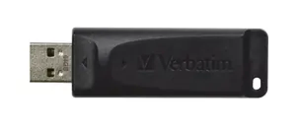 Verbatim Store #39;n#39; Go SLIDER 64GB čierna / Flash disk / USB 2.0 / čítanie: 10MBs / zápis: 4MBs (98698-V)