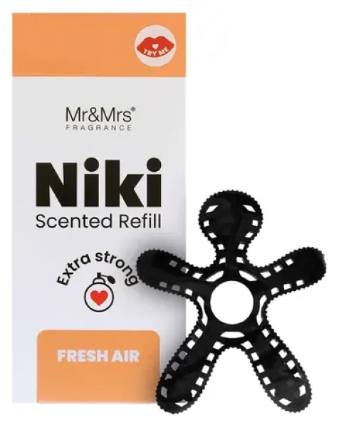 MrMrs Fragrance Niki Fresh Air / Náhradná náplň do osviežovača vzduchu do auta (8053288292331)