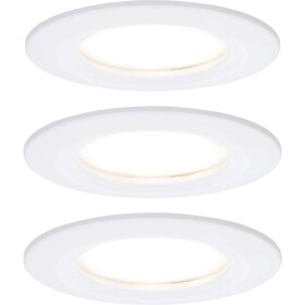 Paulmann LED vstavané kúpeľňové svetlo sada 3 ks 18 W biela (matná); 93870