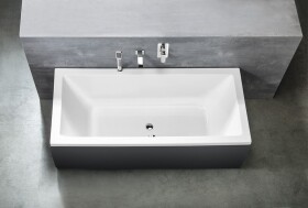 AQUALINE - NISA obdĺžniková vaňa 180x80x41cm, biela A1880