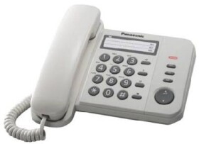 Panasonic KX-TS520FXW - jednolinkový telefón, biely (5025232464852)