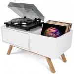 Glorious DJ Turntable Lowboard moiblní stôl pre DJ MDF; 241732