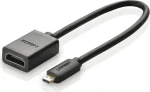 Ugreen 20134 Redukcia Micro HDMI(M) - HDMI(F) 20cm čierna (20134)