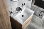 AQUALINE - SAVA 65 keramické umývadlo nábytkové 65x46cm, biela 2065