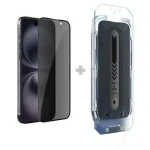 Nillkin Tvrdené Sklo 0.25mm Guardian 2.5D pre Apple iPhone 16 Black (s aplikátorom) (57983122944)