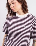 Carhartt WIP W' S/S Ezra T-Shirt Ezra Stripe, Cozy Purple S