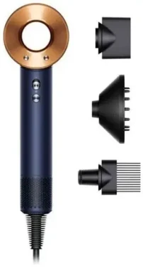 Dyson HD07 Supersonic pruská modrá/medená / Sušič vlasov / 1600W / ionizátor / 4 teploty / 3 rýchlosti (5025155071939)