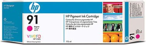 HP No.91 jasnoČervený, kapacita 775 m C9471A