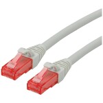 Roline 21.15.2507 RJ45 sieťové káble, prepojovacie káble CAT 6 U/UTP 10.00 m sivá netienený, bez halogénov, samozhášavý 1 ks; 21.15.2507