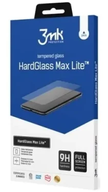 3mk HardGlass Max Lite tvrdené sklo pre Realme 10 5G čierna / Ochranné sklo / Celoplošné / 9H