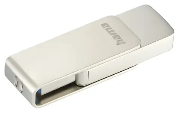 HAMA Rotate Pre strieborná / USB flash disk / USB 3.0 / 256 GB / 100 MB/s