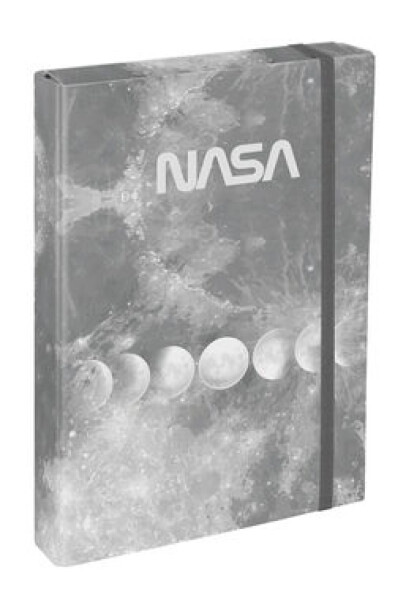 BAAGL Dosky na školské zošity A4 Jumbo Nasa Grey / 23x32x4 cm (A-34129)