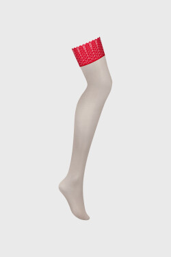Sexy pančuchy Ingridia stockings Obsessive červená
