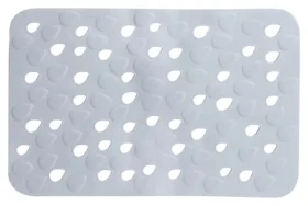 Spirella DROPS protišmyková podložka do vane šedá / PVC / 53 x 35 cm