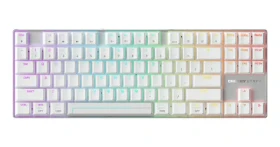 Cherry XTRFY MX 8.2 Pre TMR bielo-strieborná / Herná klávesnica / TKL / magnetické spínače / US Int. layout / bezdrôtová (G8E-3885HACAUS-0)