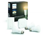 Philips Hue BT LED žiarovka E27 9.5W teplá biela 3ks + bridge + switch / múdra LED žiarovka / 806 lm / 2200-6500 K / stmiev. (8718699673345)