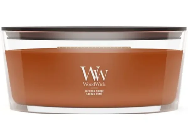 Woodwick Saffron Smoke sviečka loď (5038581184968)