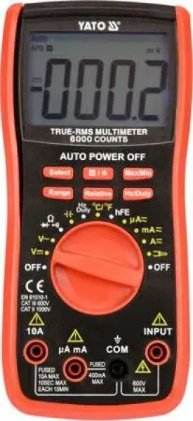 YATO YT-73085 / Digitálny Multimeter / 600V (YT-73085)