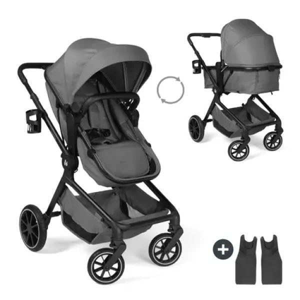 Hauck Kombinovaný kočík 2v1 Convert N Care Dark Grey (HK309247)