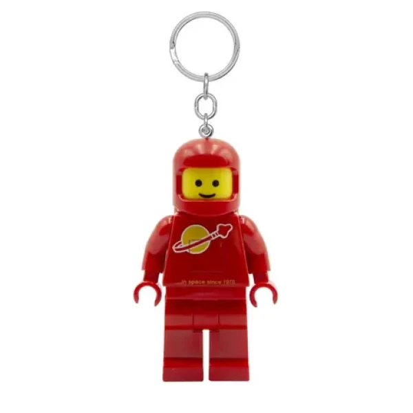 LEGO® Minifigures Spaceman Kozmonaut svietiaci červený / prívesok na kľúče (60LGL-KE10HR)