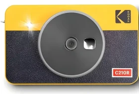 Kodak Mini Shot Combo 2 Retro žltá / Fotoaparát s okamžitou tlačou / 10,2 Mpx / CMOS / LCD displej / 4Pass tlač (C210RY)