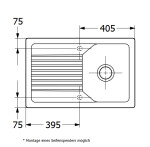 VILLEROY & BOCH VILLEROY & BOCH - Keramický drez Villeroy &amp; Boch Linara 45, 338401R1 White alpin 338401R1