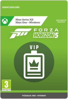 XSX Forza Horizon 5: VIP Membership / El. licencie / Závodné / Angličtina / od 3 rokov / DLC pre Xbox Series (7CN-00088)