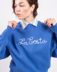 Thinking MU La Costa Light Cobalt Bonnie Sweatshirt BLUE XS