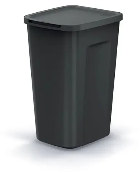 Keden COMPACTA Q FLAP PLUS recyklovaná čierna / Odpadkový kôš / 35 l / plast (NSDK35-S411*)