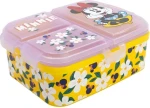 STOR XL Multi Box na desiatu Minnie žltý / Box na desiatu / 4 priehradky / bez BPA (81299)