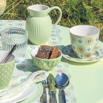 GREEN GATE Francúzska miska Dotty Pale Green 150 ml