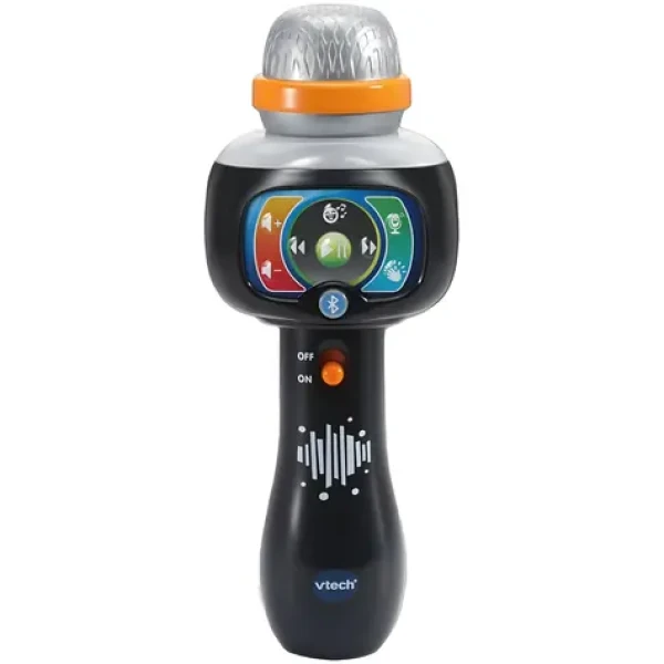 VTech Karaoke mikrofón detský čierna / Mikrofón / Bluetooth / Karaoke efekt / 15 pesničiek / od 2 rokov