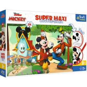 Trefl Primo - Puzzle - Obojstranné puzzle Mickeyho klbík SUPER MAXI