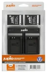 JUPIO Set 2x LP-E12 + duálna nabíjačka / Sada batérií a nabíjačka / 875 mAh / pre Canon (CCA1010)