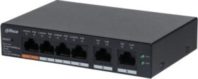 Dahua Technology DAHUA Switch||CS4006-4GT-60|Type L2|Desktop/pedestal|PoE ports 4|60 Watts|DH-CS4006-4GT-60