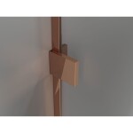 MEXEN/S - Lunar L sprchové dvere krídlové ľavé 95, transparent, ružové zlato 834L-095-000-60-00-L