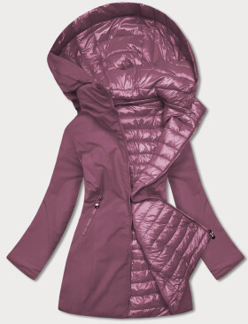 Oboustranná fialová dámská bunda model 17035221 - MINORITY Barva: odcienie fioletu, Velikost: S (36)